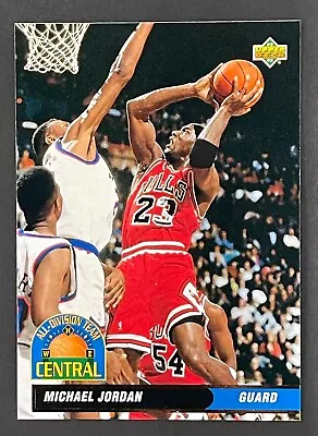 1992-93 - Upper Deck - All-Division Team - Michael Jordan - #AD9 - HOF - EX • $4.99