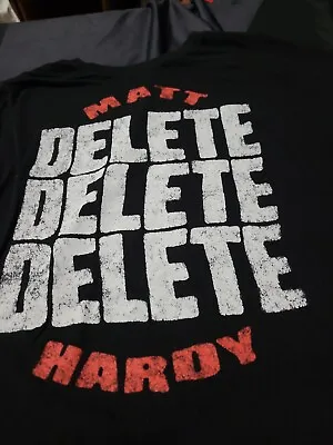 WWE WWF  Vintage And Original T Shirt Matt Hardy XXL • $20