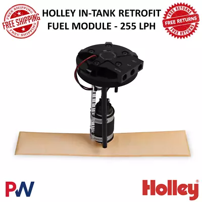 Holley In-Tank Retrofit Fuel Pump Module W/Hydramat | 255 LPH | 1/4 NPT Thread • $935.21