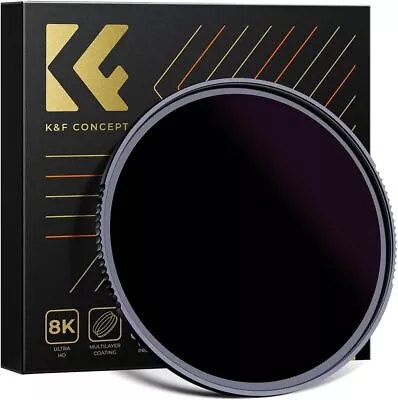 K&F Concept ND100000 16.6 Stops Fixed ND Lens Filter Neutral Density 49-95mm • $53.89