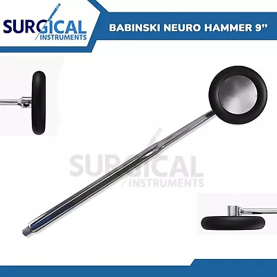 Babinski Rabiner Hammer 9  (22.9cm) Diagnostic Surgical Instruments German Grade • $8.99