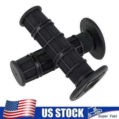 Soft Rubber 7/8 Hand Grips Throttle Handlebar Motorcross ATV MX Dirt Bike Enduro • $8.99