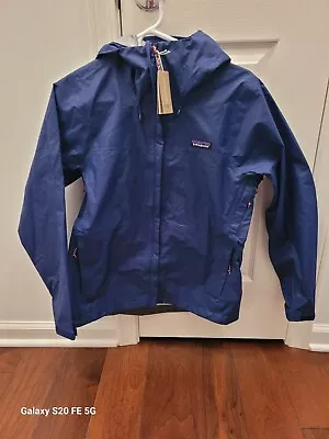 NWT Patagonia Torrentshell 3L Waterproof H2No Rain Jacket In Navy Women's Small • $125.99