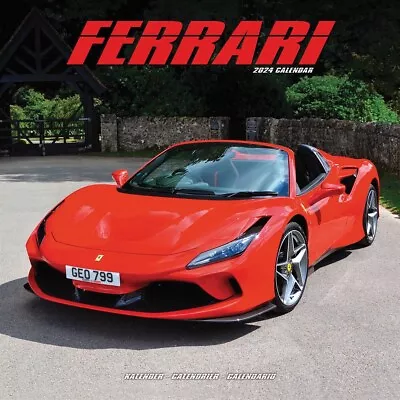 Ferrari Calendar 2024 - Transport - Month To View • £8.48