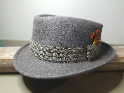 Vintage Penny's Marathon Wool Hat Size 7 1/8 Fedora QUALITY!!!  • $34.95