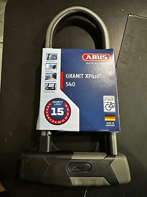 ABUS Granit X-Plus 540 540/160 HB300 9  + USH Bike U-Lock Black • $99