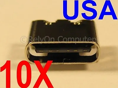 $13.89 • Buy 10x USB 3.1 Type-C 6 Pin Female PCB SMT Charging Port Micro Connector Part USA