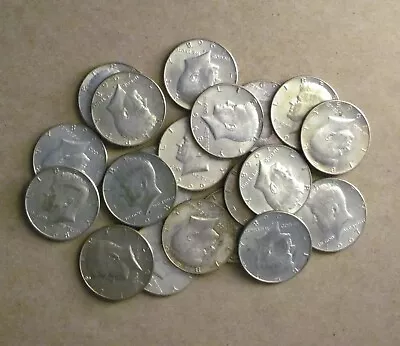 Roll (20 Coins) Of JFK 40% Silver Halves Mixed Dates & Mint Marks • $85