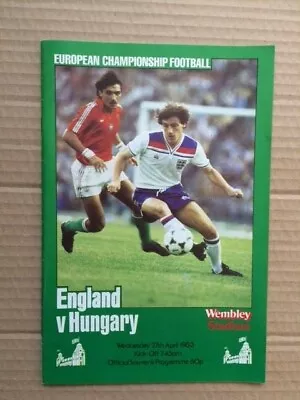 £3.49 • Buy England V Hungary 1983 European Championship