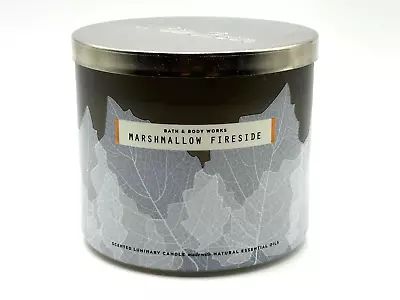 New 1 Bath & Body Works Marshmallow Fireside Scented 3-wick 14.5 Oz Large Candle • $29.95