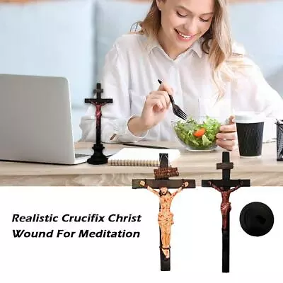 Handmade Realistic Crucifix Realistic Crucifix Wound For Meditation Wall Cross E • £8.89