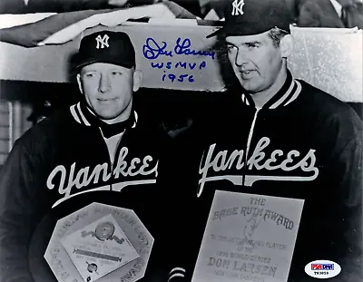 Don Larsen  Ws Mvp 1956  Psa/dna Signed 8x10 Photograph Autograph Ny Yankees • $34.95