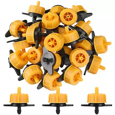 50 Pcs Drip Irrigation Emitters Pressure Compensating Absinthe Drippers • $13.26