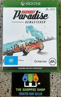 Xbox One | Burnout Paradise Remastered | Good Condition | Free AU Postage • $23.90