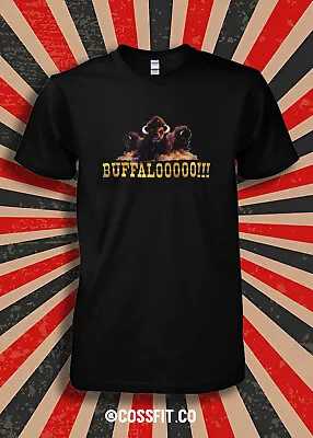 NWT Buffaloooooo Animal Funny Cool Art Graphic T-Shirt • $18.99