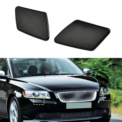 2pcs Car Left Right Headlight Washer Cover Cap Parts For Volvo S40 V50 2005-2007 • $11.12