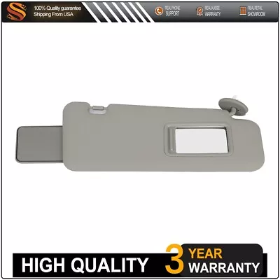 For Toyota Highlander Passenger Gray Sun Visor W/ Vanity Light Models 2008-2013 • $25.59