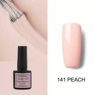 £2.99 • Buy Phoera® Nail Gel Polish Soak Off Uv Led Manicure Art Base Top Tempered Coat Uk