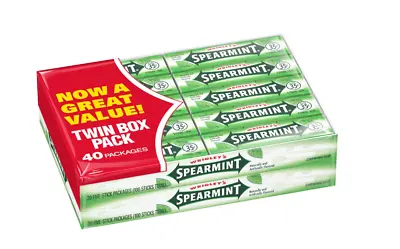 Wrigley's Gum Spearmint 5 Count (Pack Of 40) • $18.99