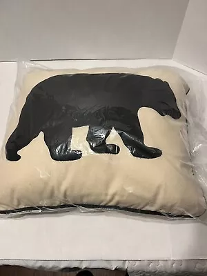 2 Eddie Bauer Home Pillow 16x20 Black Bear • $40