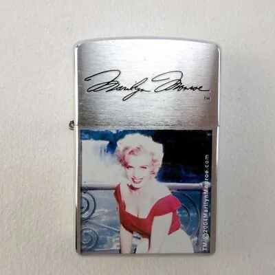 Authentic Stars Of Hollywoood Zippo Marilyn Monroe Lighter Original Case & Box • $50.88