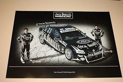 V8 Supercars Todd Kelly Rick Kelly Jack Daniels Racing Holden Poster • $25