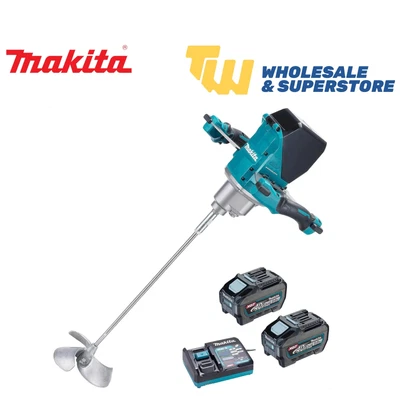 £899.99 • Buy Makita UT001GT201 Plaster Mixer 40V Max Brushless Paddle Mixer 2 X 5.0Ah Battery