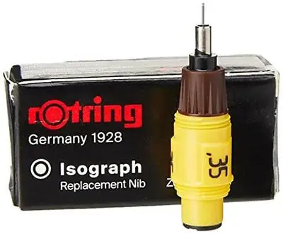 £17.48 • Buy ROtring Isograph Technical Drawing Pen Replacement Nib  Assorted Size Names 