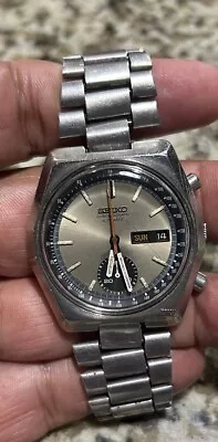 Vintage Seiko 6139-7080 Automatic Mens Watch • $250