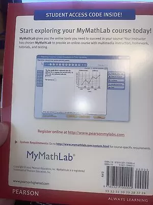 MyMathLab: Student Access Kit • $29.99