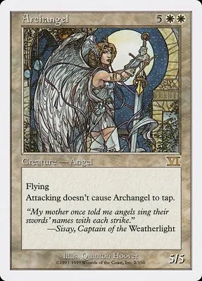 Archangel 6th Edition PLD White Rare MAGIC THE GATHERING MTG CARD ABUGames • $1.35