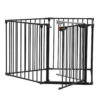 Baby Gate Fireplace Safety Fence Playpen Dog Pet Stair Barrier/Door73/120/189 • $59.99
