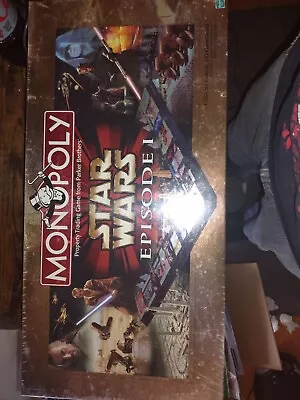 Star Wars Episode 1 Monopoly Collector's Edition 1999 3d Board Game~new & Sealed • $60