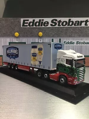 1/76 Eddie Stobart Scania Truck And Code 3 Hellmans Trailer • £23