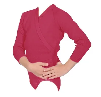 Wool Warm-up Dance Cardigan  36” ( Red) Wedding / Christening Too • £5