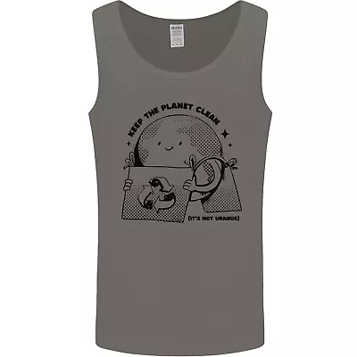 Funny Climate Change Keep The Planet Clean Mens Vest Tank Top • £9.99