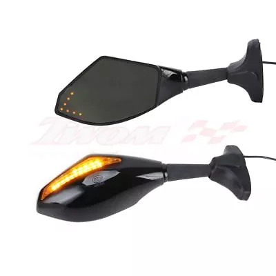 $26 • Buy Motorcycle Amber Led Turn Signals Mirrors For Kawasaki Ninja 650r 500r 250r 636