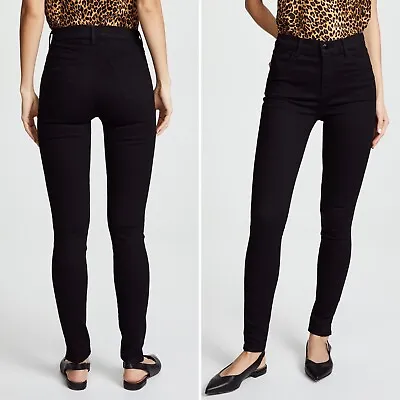 Women's J BRAND Maria Vanity Black Stretchy Skinny 26 Jeans • $26.60