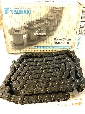 Tsubaki Roller Chain Rs80-2-rp 10' Chain Length • $1000