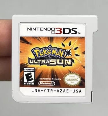 Nintendo 3DS Pokemon Ultra Sun Video Game Only *Authentic/Cleaned/Tested* • $39.95