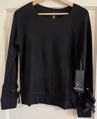 90 DEGREE By REFLEX WOMEN'S L BLACK TOP LFW99690 NEW $68 TAG • $23.99