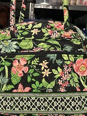 Vera Bradley Botanica Quilted Cotton Print Med Sherry Bag Double Strap Retired • $18