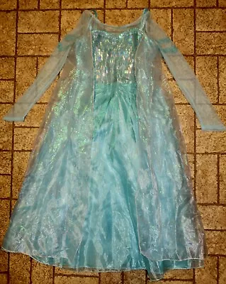 The Disney Store Frozen Elsa Dress / Costume. Sz. Girl's 7/8. • $14.99