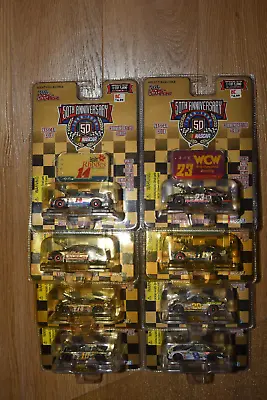 NASCAR Diecast 50th Anniversary GOLD Racing Champions Multi Listing • £7