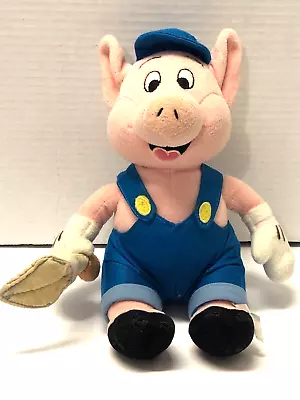 Disney Three Little Pigs Brick House 9  VINTAGE Plush Figure • $10