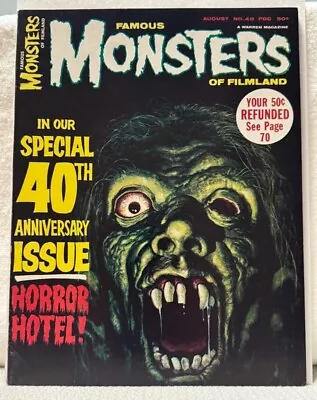 Famous Monsters Of FIlmland #40 Aug.  1966 Original Copy - Take A Look Here!! • £13.79