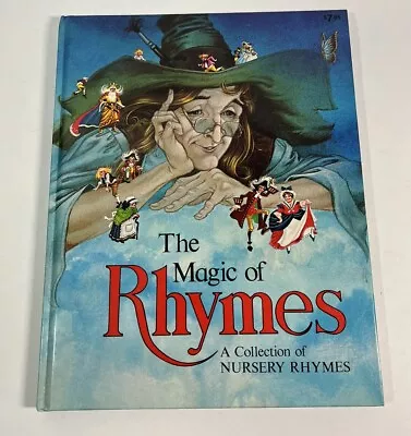 The Magic Of Rhymes Book Vintage A Collection Of Nursery Rhymes By Lucy Kincaid • $12