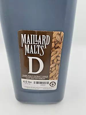 Maillard Malts Dark Malt Extract Syrup 100% Malted Barley Product Of USA Brewing • $23.50