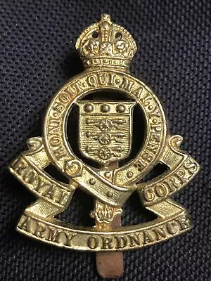 £12 • Buy Original Royal Army Ordnance Corps Cap Badge Sand Cast