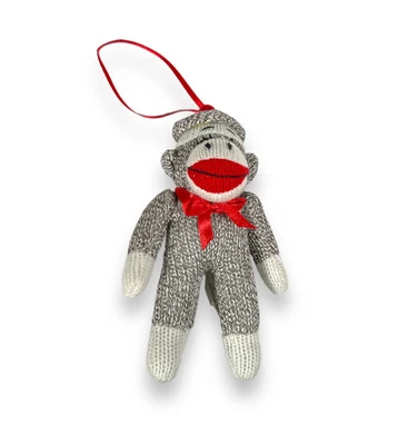 £11.74 • Buy Sock  Monkey Christmas Ornament Small 5 Inches Cute